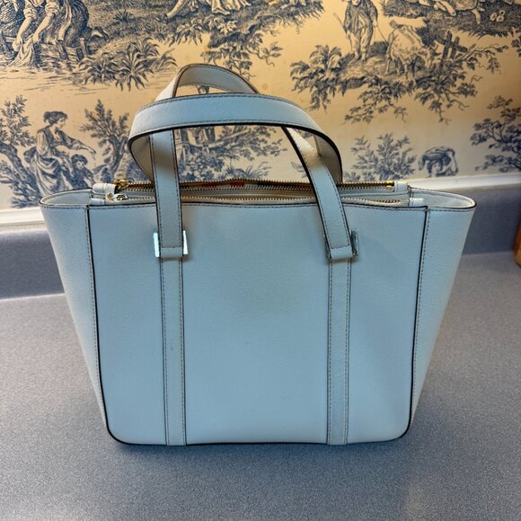 Kate Spade New York Saffiano Leather Tote Bag With Gold Accents - Picture 4 of 7